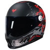 Frank Thomas Frank Thomas YM-833 Predator Helmet Skull Black Red - Thumbnail 1