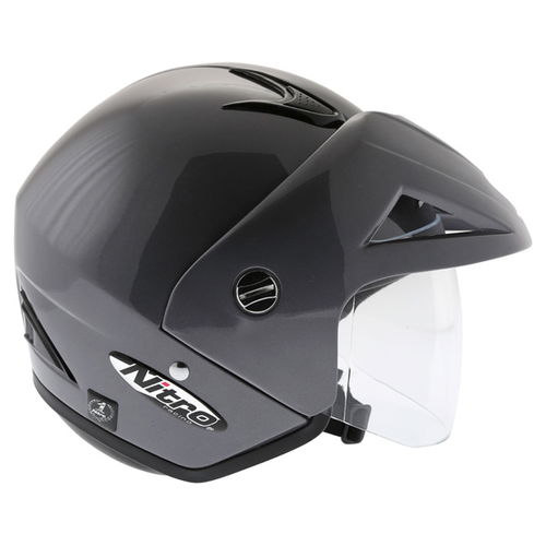 Nitro X512V Metallic Gun Helmet Right Side                                                                                                                                                                                                                     
