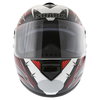 Shark Rsx Hook White Black Red Helmet Front                                                                                                                                                                                                                    