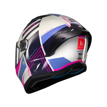MT MT Stinger 2 Tron Helmet C8 Gloss Pink Purple