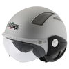 Caberg Breeze Matt Silver Helmet Front Left                                                                                                                                                                                                                    