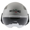 Caberg Breeze Matt Silver Helmet Front                                                                                                                                                                                                                         