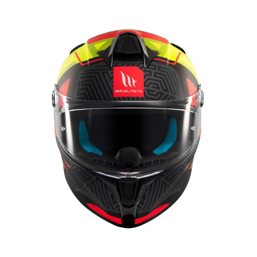 MT MT Targo S Brik Helmet C3 Matt Fluo