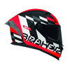 MT MT Braker Foster Helmet B5 Matt Red - Thumbnail 2