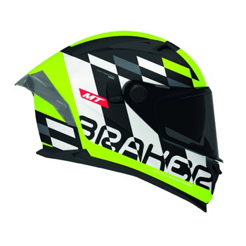 MT MT Braker Foster Helmet B3 Matt Fluo