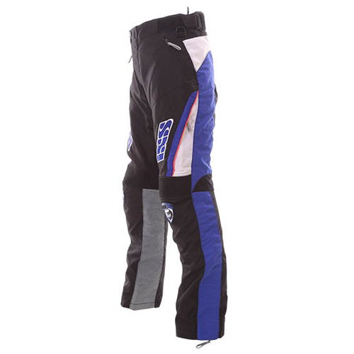 IXS 6 Days Black Blue Textile Motorcycle Pants Side                                                                                                                                                                                                            