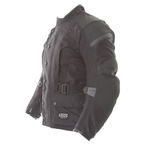 IXS Marakesh Mens Black Textile Motorcycle Jacket Side                                                                                                                                                                                                         