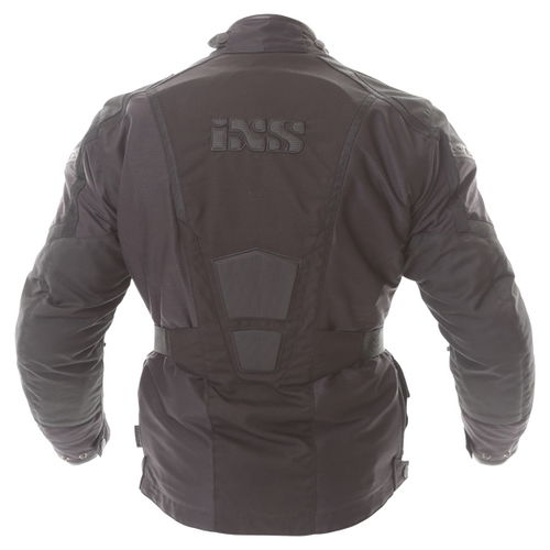 IXS Marakesh Mens Black Textile Motorcycle Jacket Back                                                                                                                                                                                                         