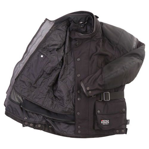 IXS Marakesh Mens Black Textile Motorcycle Jacket Inside                                                                                                                                                                                                       
