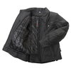 IXS Laila Black Ladies Leather Motorcycle Jacket Inside                                                                                                                                                                                                        