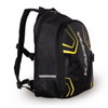 Kappa Black Yellow Backpack Side                                                                                                                                                                                                                               