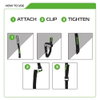 Oxford Products Oxford Products Atlas Straps G-Hook 17mm x 1.2 Black - Thumbnail 6