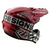 Troy Lee Designs Troy Lee Designs GP Pro Fifty-50 Helmet White Red - Thumbnail 2