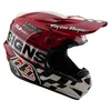 Troy Lee Designs Troy Lee Designs GP Pro Fifty-50 Helmet White Red - Thumbnail 4