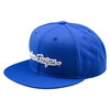 Troy Lee Designs Troy Lee Designs Signature Flat Bill Snapback Cap Blue - Thumbnail 1