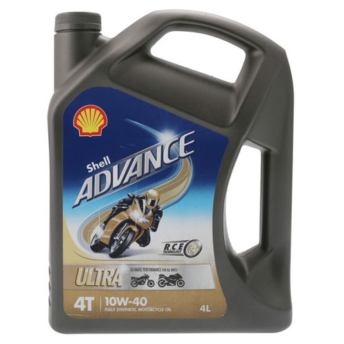 Shell Oil Advance Ultra 4 10W 40 - 4 litres