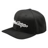 Troy Lee Designs Troy Lee Designs Signature Curved Snapback Cap Black - Thumbnail 1