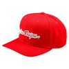 Troy Lee Designs Troy Lee Designs Signature Curved Snapback Cap Team Red - Thumbnail 1