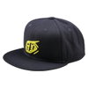 Troy Lee Designs Troy Lee Designs Badge Flat Bill Snapback Cap Navy - Thumbnail 1