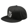 Troy Lee Designs Troy Lee Designs Peace Flat Bill Snapback Cap Black - Thumbnail 1