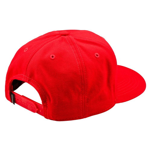 Troy Lee Designs Troy Lee Designs Badge Curved Snapback Cap Team Red