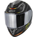 50.8F Mach1 Helmet Black Grey Red