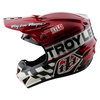 Troy Lee Designs Troy Lee Designs Go Pro Fifty-50 Youth Helmet White Red - Thumbnail 1
