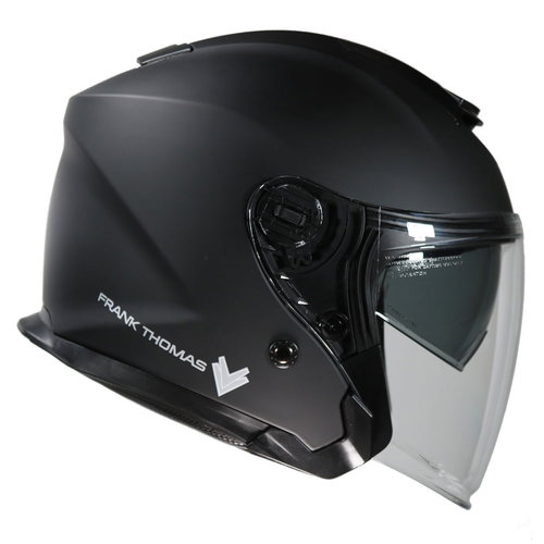 Frank Thomas Frank Thomas FT53 Open Face Helmet Matt Black
