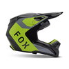 Fox Fox Youth V1 Lean Helmet Grey Yellow - Thumbnail 2