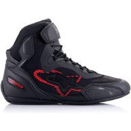 Faster-3 Rideknit Shoes Black Dark Grey Bright Red