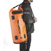 Kappa Rear Saddle Orange Motorcycle Roll Bag With Shoulder Strap                                                                                                                                                                                               