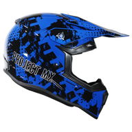 SC18Y Kids MX Helmet Blue