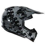 SC18Y Kids MX Helmet Grey