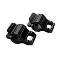 Tiedown Clamps Pair Black