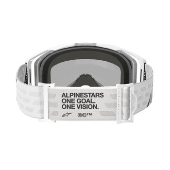 Alpinestars Alpinestars Vision 8 Corp Goggles - White Mirror Silver