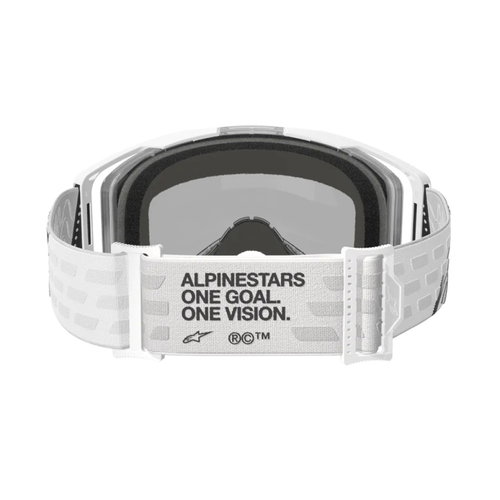 Alpinestars Alpinestars Vision 8 Corp Goggles - White Mirror Silver
