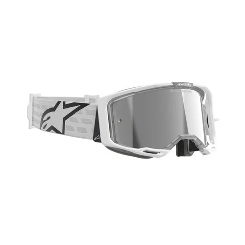 Alpinestars Alpinestars Vision 8 Corp Goggles - White Mirror Silver