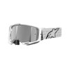 Alpinestars Alpinestars Vision 8 Corp Goggles - White Mirror Silver - Thumbnail 1