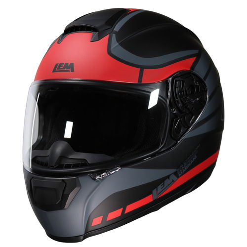 Lem Optix Helmet Matt Black Red