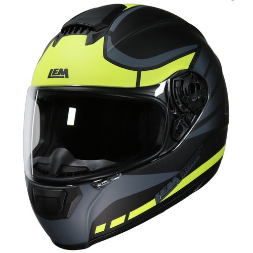 Lem Optix Helmet Matt Black Yellow