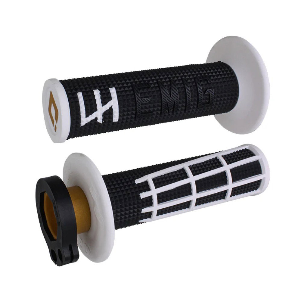 Emig 2 Lock On Grip Black White