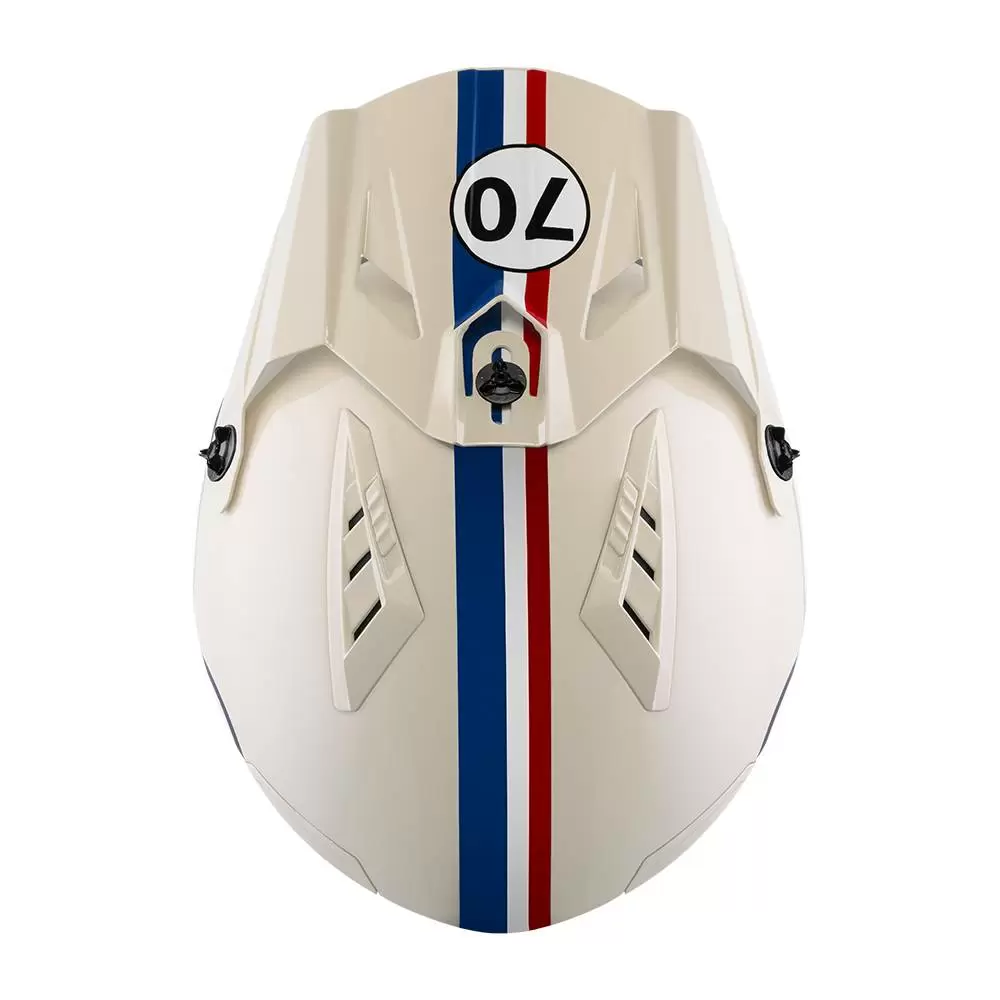 Volt V24 Helmet Herbie White Red Blue