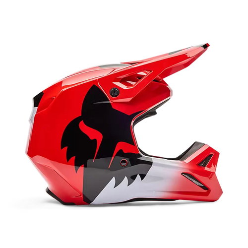 Fox Fox V1 Shield Helmet Flo Red