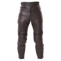 FTL401 Leather Jeans Black