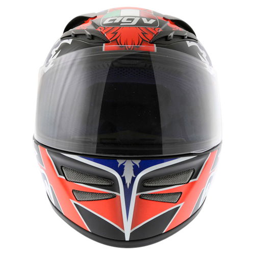 AGV Stealth St George Dark Helmet Front                                                                                                                                                                                                                        