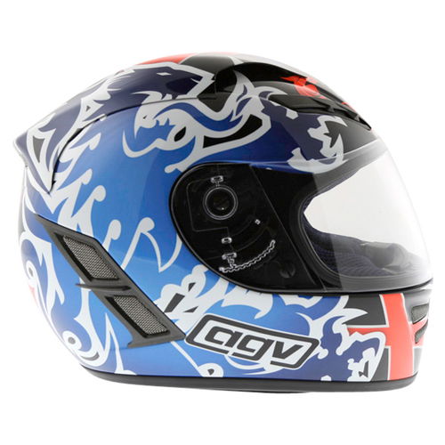 AGV Stealth St George Dark Helmet Right Side                                                                                                                                                                                                                   