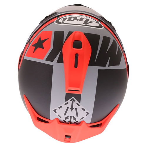 Arai Chaser-X Maverick GP Full Face Motorcycle Helmet Top                                                                                                                                                                                                      