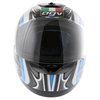 AGV K Series Orient Blue Helmet Front                                                                                                                                                                                                                          