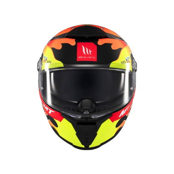 MT MT Thunder 4 Yamanaka Helmet B3 Matt Fluo Red