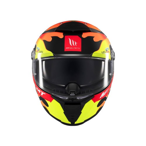 MT MT Thunder 4 Yamanaka Helmet B3 Matt Fluo Red